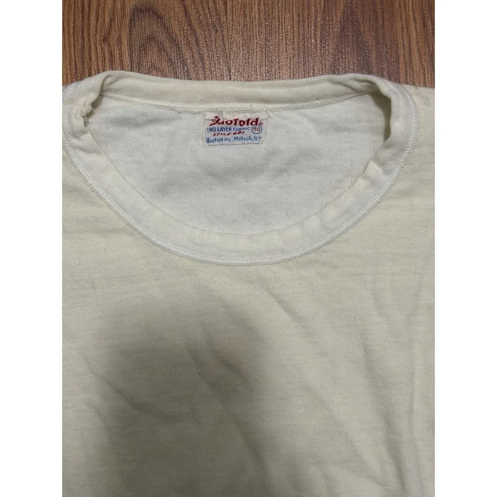 Vintage Duofold Base Layer Shirt Mens 40 Two Layer Thermal USA